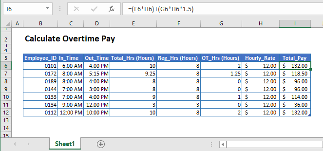 overtime calculation xls